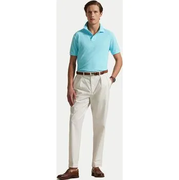 Pánská móda Polo Ralph Lauren Polokošile 710536856449 Tyrkysová Slim Fit M