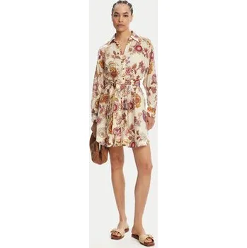 Dámské šaty Devotion TWINS Košilové šaty Lemon 025.316G Béžová Loose Fit S