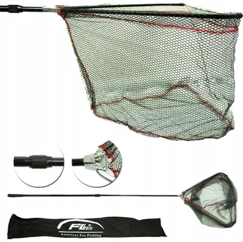 Podběrák TELESKOPICKÝ PODBĚRÁK 210 CM, POGUMOVANÝ KOŠ 60X60 CM + obal