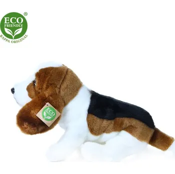 Dětské zboží Plyšový pes baset 32 cm ECO-FRIENDLY