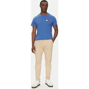 Pánské oblečení Tommy Jeans T-Shirt Essential DM0DM20740 Modrá Slim Fit M