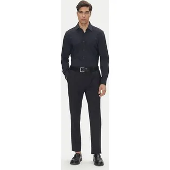 Pánská košile BOSS Košile P-Hank 50539391 Tmavomodrá Slim Fit 45