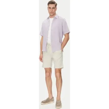 Pánská košile BOSS Košile 50537382 Fialová Regular Fit L