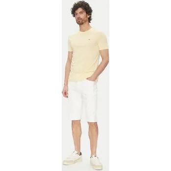 Pánské tričko Tommy Jeans T-Shirt DM0DM20363 Žlutá Slim Fit M