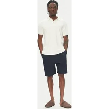 Dámské kraťasy Emporio Armani Šortky z materiálu EM000681 AF12356 UB102 Tmavomodrá Regular Fit XL