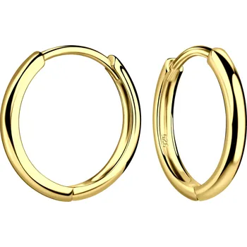 Náušnice Pozlacené náušnice kruhy 15 mm Ag 925/1000