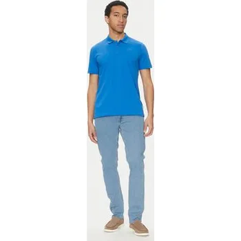 Pánské tričko Blend Polokošile 20717857 Modrá Regular Fit XXL