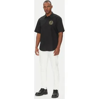 Pánská košile Versace Jeans Couture Košile 78GALY11 Černá Regular Fit 48
