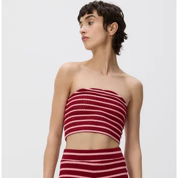 Dámské tričko Reserved - Úpletový top s viskózou - vícebarevná - ZQ698-MLC - ZQ698-MLC-S