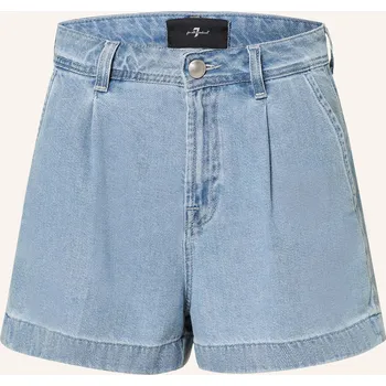Dámské kraťasy 7 For All Mankind Dámské Džínové Šortky Pleated Shorts, 1ba...