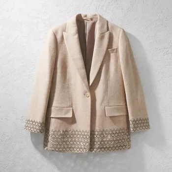 Dámské sako Reserved - Sako s ozdobným zakončením - pšeničná - 120DO-12X - 120DO-12X-S