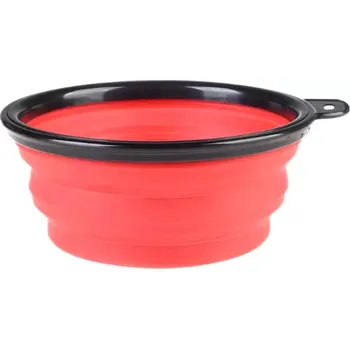 Taška pro psa a kočku I love pets - import Silikonová skládací miska 13x5 cm