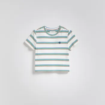 Reserved - Pruhované tričko - krémová - WU813-01X - WU813-01X-L