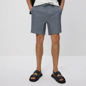 Pánské oblečení Reserved - Strukturální šortky regular - tmavomodrá - 622EF-59M - 622EF-59M-M