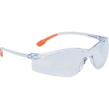 ochranné brýle DELTA MEIA CLEAR / Jednodílné ochranné brýle s protiskluzovými body - čirá