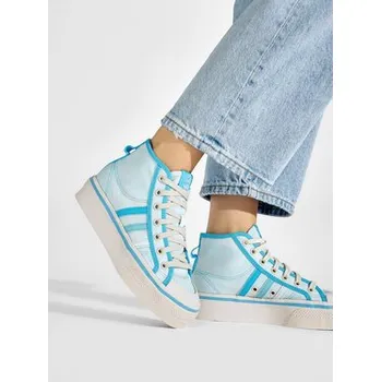 Dámské tenisky adidas Plátěnky Nizza Platform Mid GX4604 Modrá 37_13