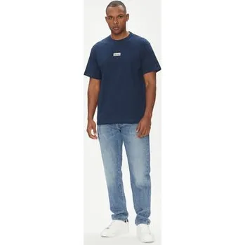 Pánské tričko Versace Jeans Couture T-Shirt 78GAHT08 Tmavomodrá Regular Fit L