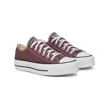 Dámské tenisky Converse Plátěnky Chuck Taylor All Star Lift Platform A10647C Bordó 40