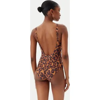 Dámské plavky Chantelle Jednodílné plavky Sauvage C17UUF Hnědá XL