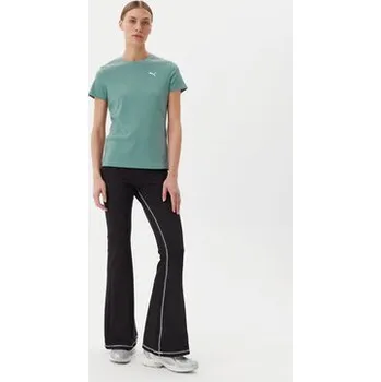 Pánské tričko Puma T-Shirt Ess Elevated 685021 Zelená Slim Fit XL