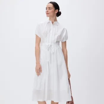 Dámské šaty Reserved - Košilové midi šaty - bílá - 638EH-00X - 638EH-00X-XXL