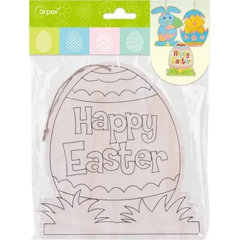 Velikonoční dekorace Velikonoční závěs z dřeva - vajíčko