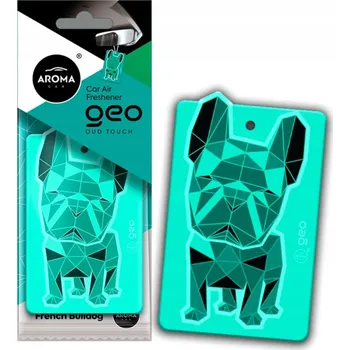 Vůně do auta Vůně do auta AROMA CAR CELLULOSE GEO DOG OUD TOUCH Závěska do auta