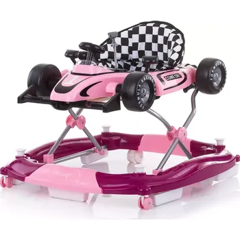 Dětské chodítko chodítko 4v1 car racer pink
