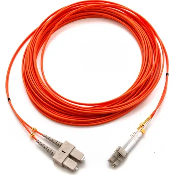 Síťový kabel XtendLan FO patch LC-SC 10m 62,5/125 duplex, LS0H FOP-LCSC-D-10-625