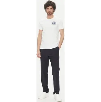Pánské tričko La Martina T-Shirt Vernie MAR009 JS206 Bílá Regular Fit M
