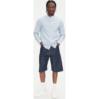 Pánská košile Tommy Jeans Košile DM0DM20876 Modrá Regular Fit XXL