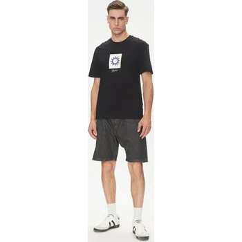 Pánské kraťasy Jack & Jones Džínové šortky Tony 12270251 Černá Relaxed Fit XL