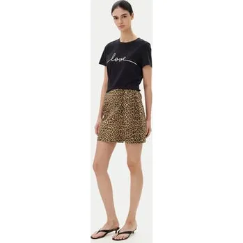 Dámská sukně Vero Moda Mini sukně Nelly 10329966 Hnědá Slim Fit L