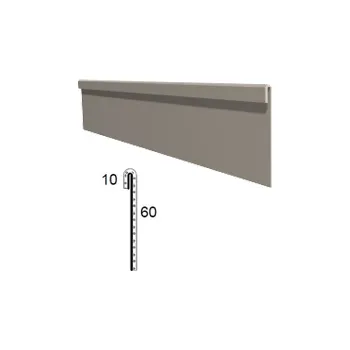 DPLAST Stěnová lišta z VIPLANYLU r.š. 70mm Barva: 860 (RAL 8017 - Hnědá)