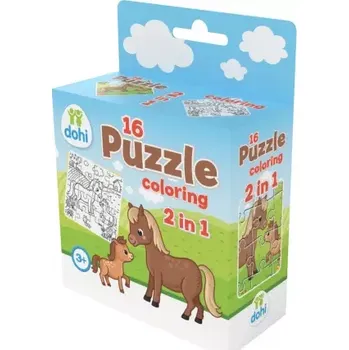 Puzzle Puzzle + omalovánka 2v1