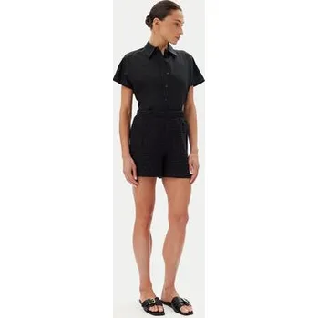 Dámské kraťasy Vila Šortky z materiálu Merinda 14105213 Černá Regular Fit L