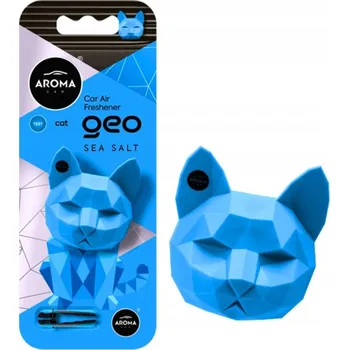 Vůně do auta VŮNĚ DO AUTA AROMA CAR GEO CAT KOČKA 3D MOŘSKÁ SŮL OSVĚŽOVAČ VZDUCHU