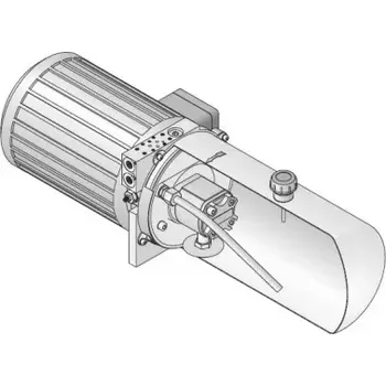 Kompresor H440X320D2M48H11 Hydraulický agregát HOERBIGER, tlak 145 bar, průtok 13.3 l/min, nádrž 11L
