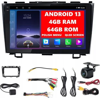 Autorádio Autorádio DVRMEDIA 2-DIN pro HONDA CRV III, Android AUTO, 4GB RAM, 64GB