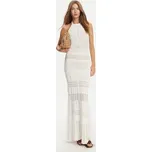 TWINSET Úpletové šaty 251TT3105 Écru Slim Fit L