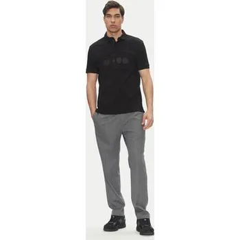 Pánské oblečení BOSS Polokošile Percy Heritage 50538111 Černá Relaxed Fit S