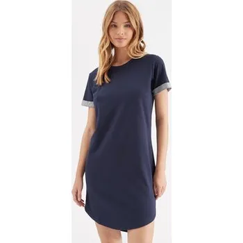Dámské šaty JDY Každodenní šaty Ivy 15174793 Modrá Regular Fit M