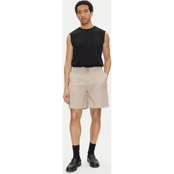 Pánské kraťasy Selected Homme Šortky z materiálu 16097541 Béžová Loose Fit S