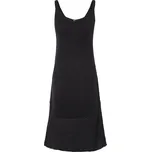 esmara® Dámské háčkované šaty, postavu zdůrazňující střih (černá, S(36/38))