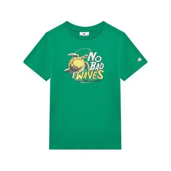 Champion Sada T-shirt a šortky 307063 Zelená Regular Fit XS