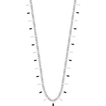 Náhrdelník Postříbřený náhrdelník Lilou 248/400/LAN/NO2/CZA/SR stříbrná SLV, vel. ONE SIZE