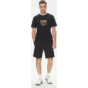 Jack & Jones Šortky z materiálu Jaiden 12274983 Černá Relaxed Fit S