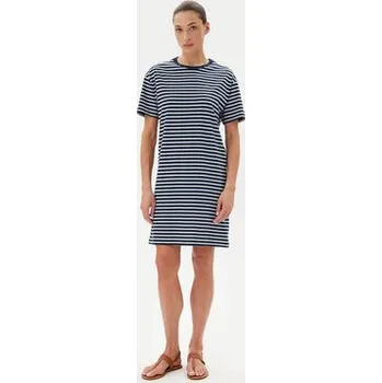 Dámské šaty Tommy Hilfiger Každodenní šaty UW0UW05937 Tmavomodrá Regular Fit M