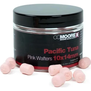 Boilies CC Moore Činka s tuňákem Pacific Dumbell Wafters Pink 10 x 14 mm