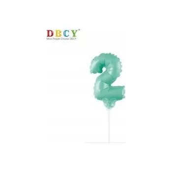 Balónek Balónek číslice na tyčce "2"